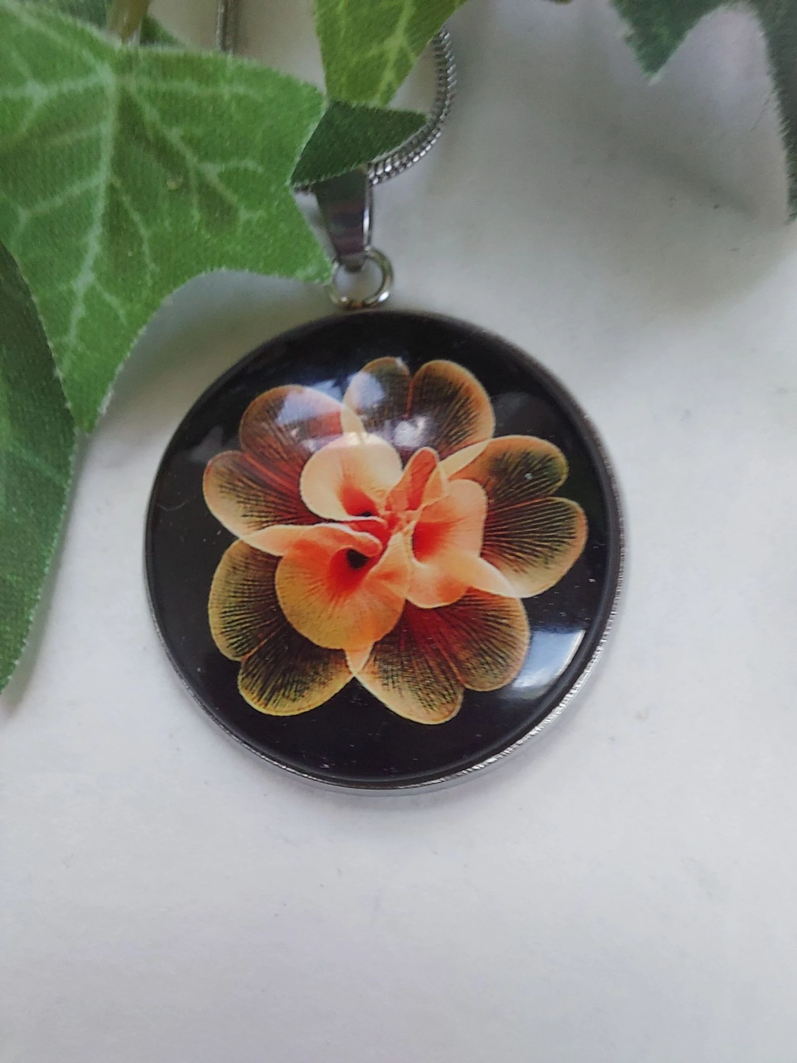 Ketting met glashanger 